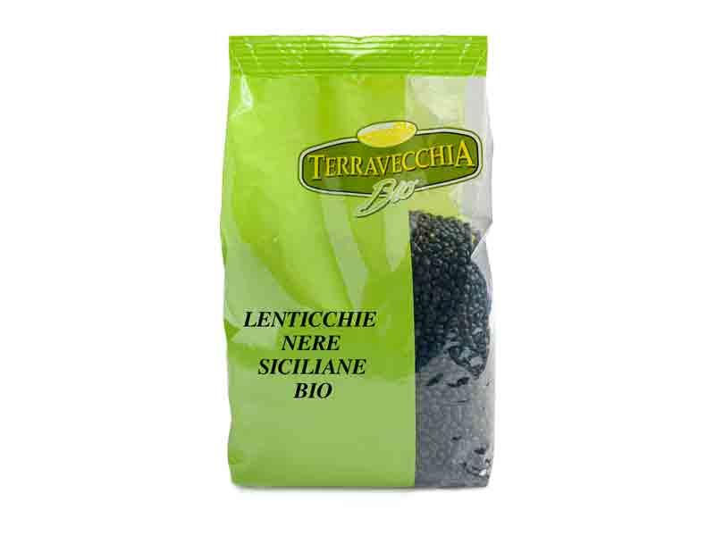 LENTICCHIE NERE SICILIANE  BIO