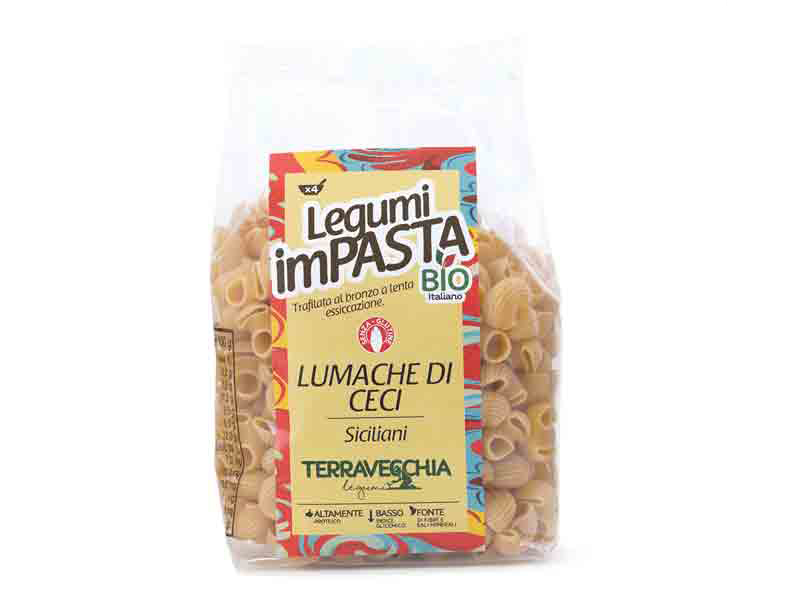 Pasta biologica di legumi - Fusilli di piselli - Terravecchia